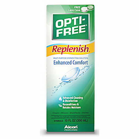 OPTI-FREE Replenish 10 fl oz Multi-Purpose Disinfecting Solution