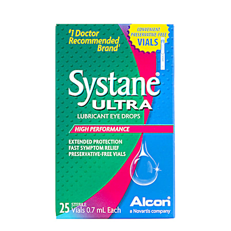 SYSTANE Ultra Lubricating Eye Drops - 25 ct