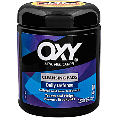 Daily Defense Acne Cleansing Pads - 90 ct