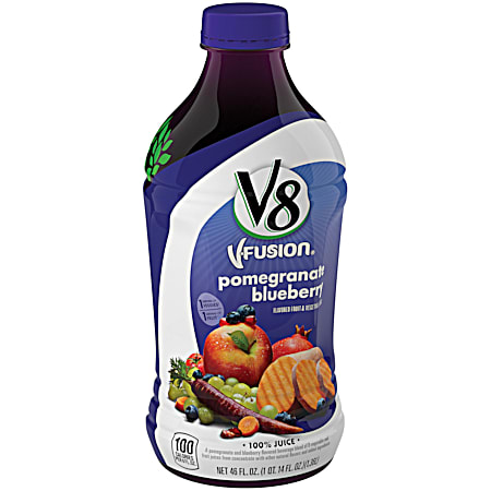 V8 V-Fusion 46 fl oz Pomegranate Blueberry Fruit & Vegetable Juice