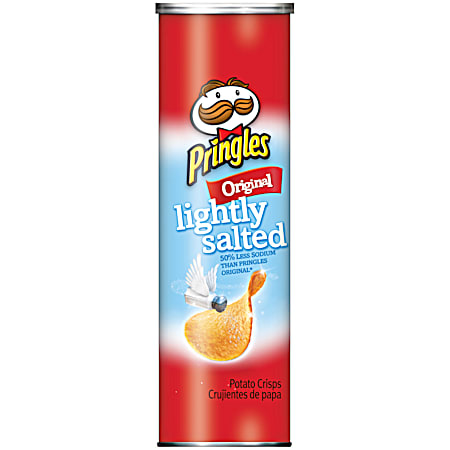 Pringles 5.68 oz Lightly Salted Original Flavored Potato Crisps Chips