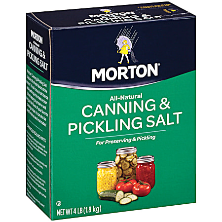 Morton 4 lb Canning & Pickling Salt