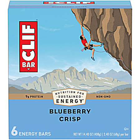 Clif Bars Blueberry Crisp Energy Bars - 6 pk
