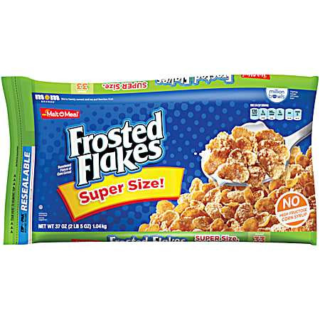 Malt-O-Meal 37 oz Frosted Flakes Breakfast Cereal