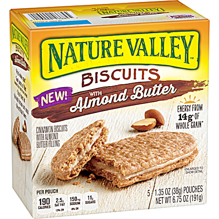 Nature Valley Biscuits w/ Almond Butter - 5 Pk