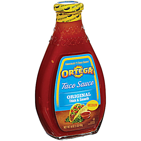 Ortega 16 oz Medium Taco Sauce