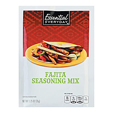 Essential EVERYDAY 1.25 oz Fajita Seasoning Mix