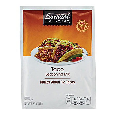 Essential EVERYDAY 1.25 oz Taco Seasoning Mix