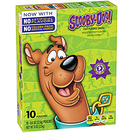 Betty Crocker Scooby-Doo Fruit Snacks - 10 Ct