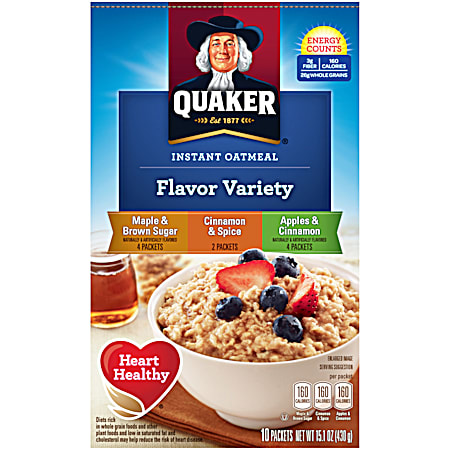 Flavor Variety Pack Instant Oatmeal - 10 ct