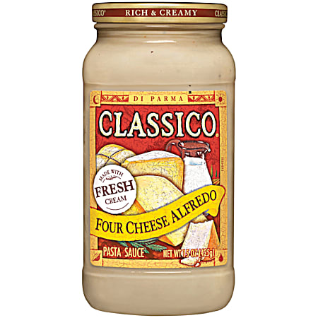15 oz Four Cheese Alfredo Pasta Sauce