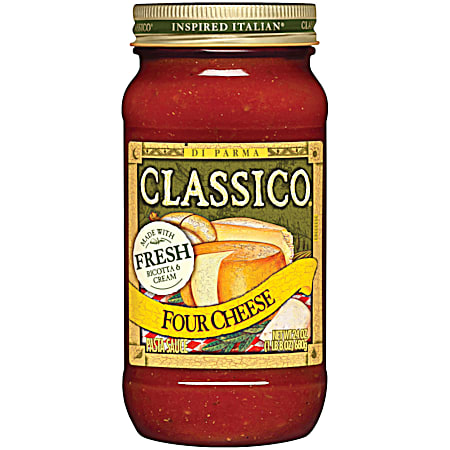 CLASSICO 15 oz Four Cheese Pasta Sauce