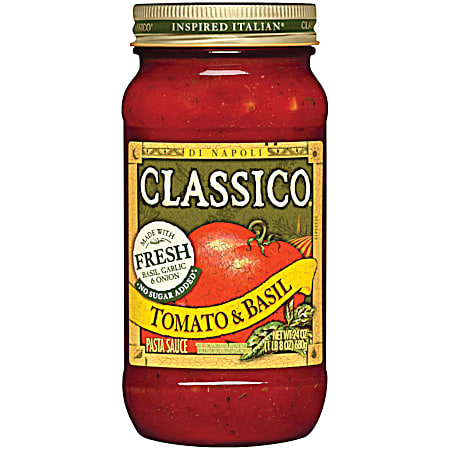 CLASSICO 24 oz Tomato & Basil Pasta Sauce