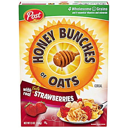 Honey Bunches of Oats Breakfast Cereal w/ Strawberries