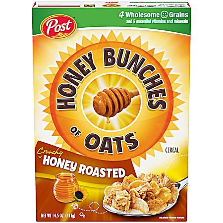 Honey Bunches of Oats Crunchy Honey Roasted Breakfast Cereal
