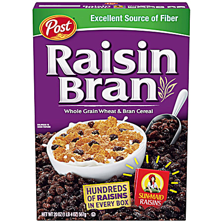 20 oz Raisin Bran Breakfast Cereal
