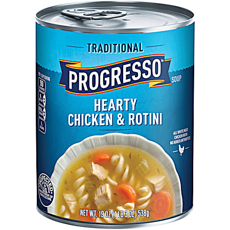Traditional Hearty Chicken & Rotini Soup - 19 Oz.