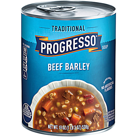 Traditional Beef Barley Soup - 19 Oz.