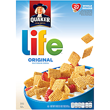 Quaker 18 oz Life Original Multigrain Breakfast Cereal