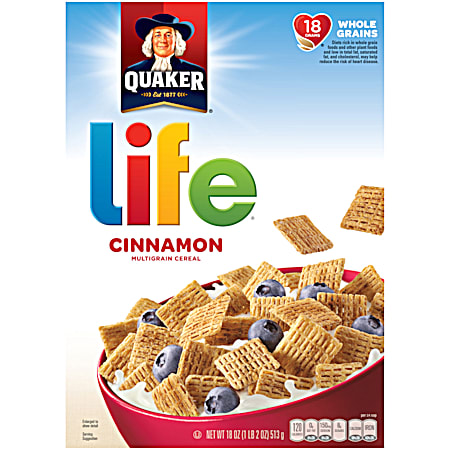 18 oz Life Cinnamon Multigrain Breakfast Cereal