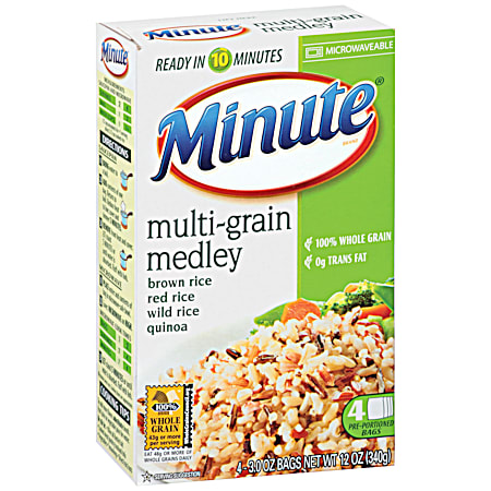 MINUTE RICE 12 oz Multi-Grain Medley Rice