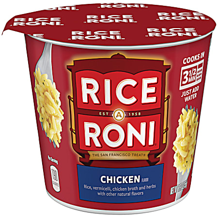 RICE-A-RONI 1.97 oz Instant Chicken Flavor Rice Cup