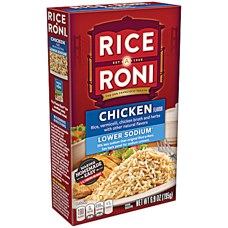 RICE-A-RONI 6.9 oz Low Sodium Chicken Rice Mix