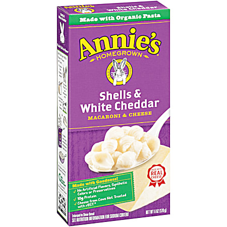Annie's 6oz Shells & White Cheddar Macaroni & Cheese