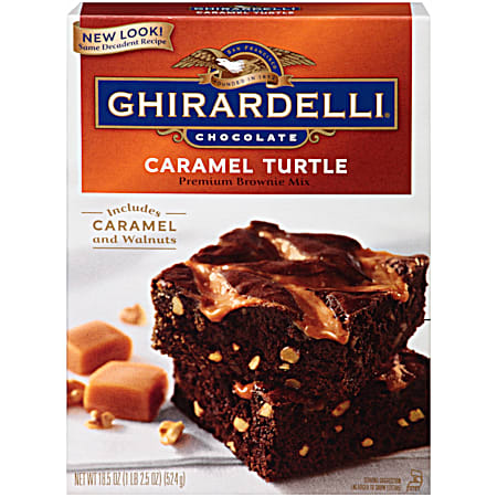 Caramel Turtle Brownie Mix - 18.5 oz.