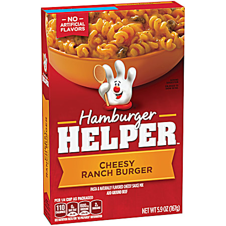 HAMBURGER HELPER Cheese Ranch Burger 5.9 oz Dry Meal Kit