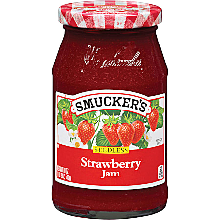 18 oz Seedless Strawberry Jam
