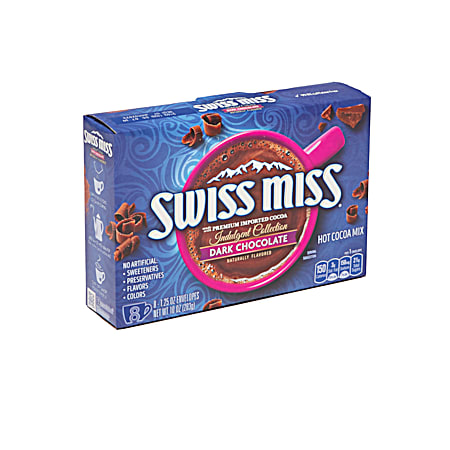Swiss Miss Dark Chocolate Sensation Hot Cocoa Mix - 8 Pk