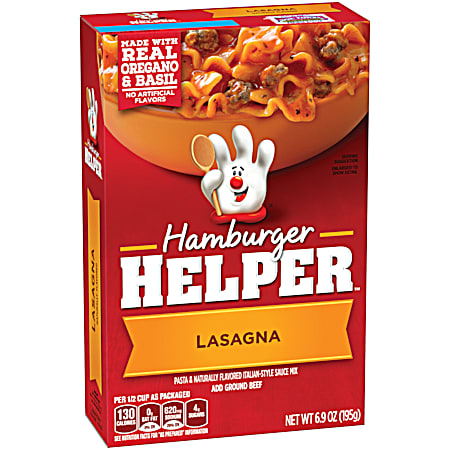 HAMBURGER HELPER Lasagna 6.9 oz Dry Meal Kit