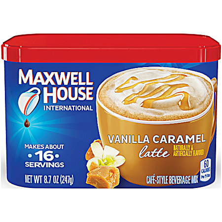 MAXWELL HOUSE International Vanilla Caramel Latte Beverage Mix