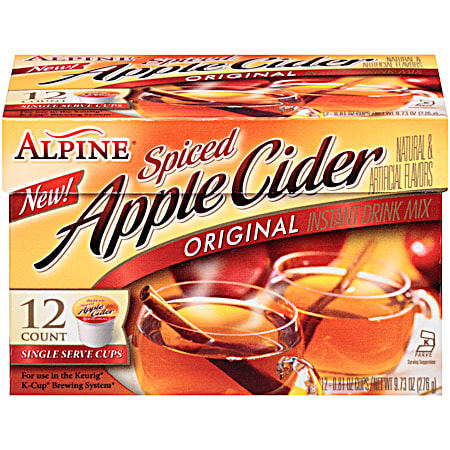 Spiced Apple Cider Instant Drink Mix K-Cup Pods - 12 Ct