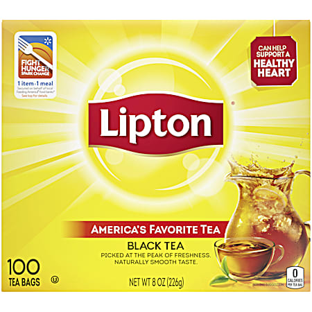 Lipton Tea Bags Black Tea - 100 Ct