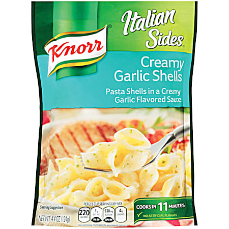 4.4 oz Creamy Garlic Shells Italian Side