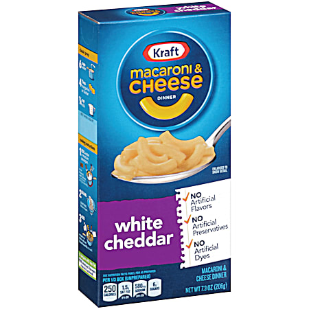 Macaroni & Cheese White Cheddar - 7.3 oz.