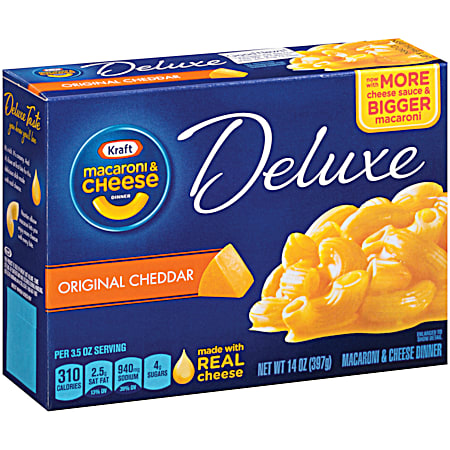 Kraft 14 oz Deluxe Original Macaroni & Cheese