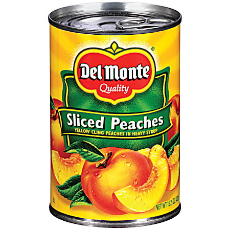 Del Monte Sliced Yellow Cling Peaches in Heavy Syrup