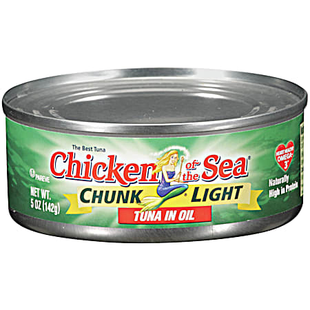 CHICKEN OF THE SEA 5 oz Chunk Light Tuna in Soybean Oil