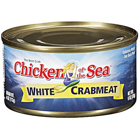 CHICKEN OF THE SEA 6 oz White Crabmeat