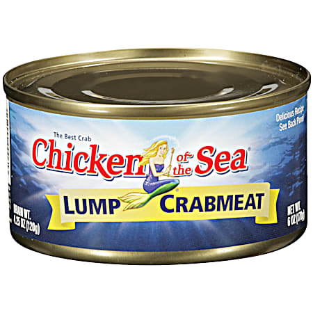CHICKEN OF THE SEA 6 oz Lump Crabmeat