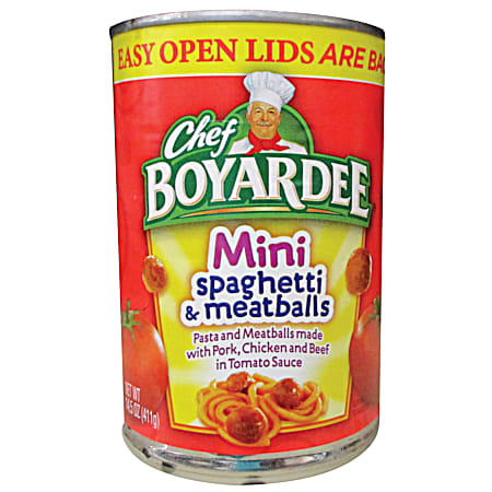 Mini Spaghetti & Meatballs - 14.5 Oz.