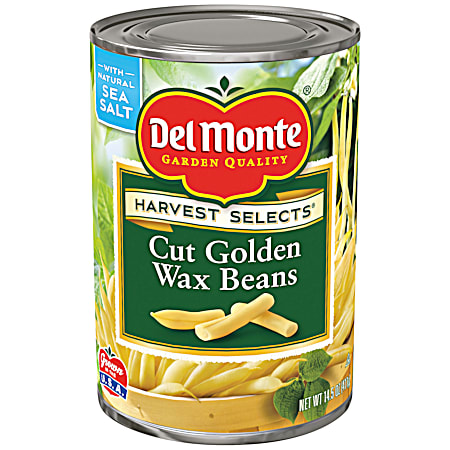 Del Monte 14.5 oz Harvest Selects Cut Golden Wax Beans
