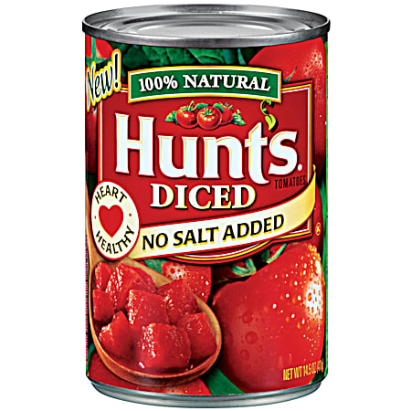 HUNT'S Diced Tomatoes - No Salt Added