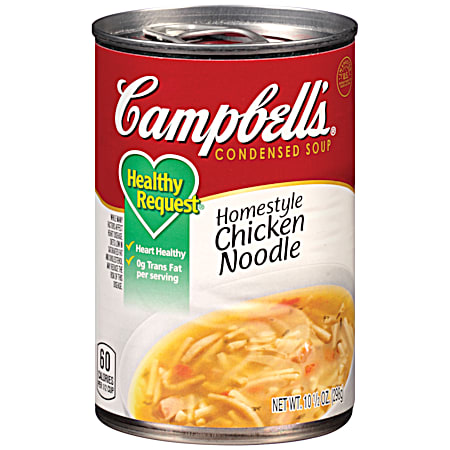 Campbell's 10.5 oz Healthy Request Homestyle Chicken Noodle Condensed Soup