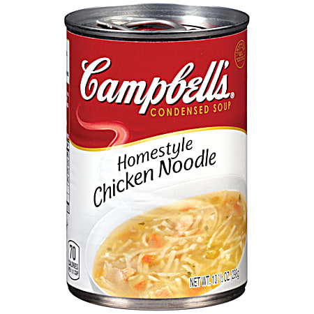 Campbell's 10.5 oz Homestyle Chicken Noodle Condensed Soup