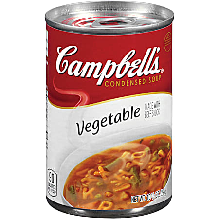 Campbell's 10.5 oz Vegetable w/ Beef Stock Condensed Soup