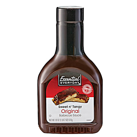 Essential EVERYDAY 18 oz Sweet n' Tangy Original Barbecue Sauce